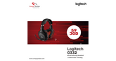 Logitech G332 Wired Gaming Headset - Leatherette -Analog - CompuMe